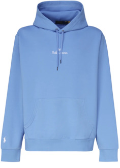 Ralph Lauren Blauwe Sweatshirt met Logo Borduursel Polo Ralph Lauren , Blue , Heren - Xl,M