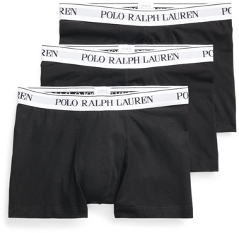 Ralph Lauren Boxershorts met logoband in 3-pack Diepzwart - XL