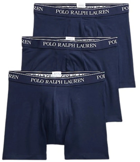 Ralph Lauren Boxershorts met logoband in 3-pack Donkerblauw