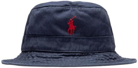 Ralph Lauren Bucket hoed met logo Donkerblauw - L/XL