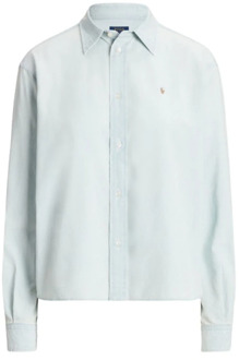 Ralph Lauren Casual Chambray Overhemd Polo Ralph Lauren , Blue , Dames - S