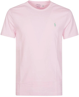 Ralph Lauren Casual Katoenen T-shirt Ralph Lauren , Pink , Heren - Xl,L,M,S