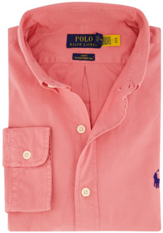 Ralph Lauren Casual Roze Polo Overhemd Ralph Lauren , Pink , Heren - L,M