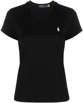 Ralph Lauren Casual T-shirt met korte mouwen voor dames Ralph Lauren , Black , Dames - Xl,L,M,S,Xs