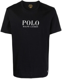 Ralph Lauren Casual Zwart T-shirt voor Heren Ralph Lauren , Black , Heren - L,S