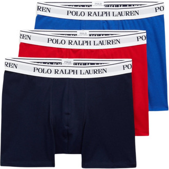 Ralph Lauren Comfort Fit Katoenen Boxershorts 3-Pack Ralph Lauren , Multicolor , Heren - XL