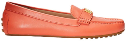 Ralph Lauren Comfortabele Loafers voor Dames Ralph Lauren , Orange , Dames - 37 Eu,36 EU