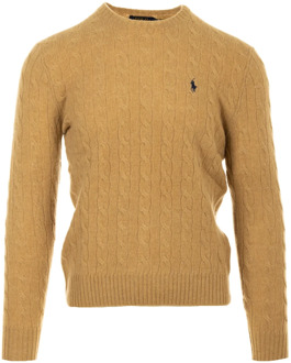 Ralph Lauren Crewneck Sweater Polo Ralph Lauren , Brown , Heren - Xl,S