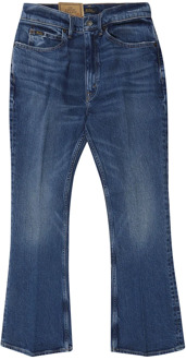Ralph Lauren Cropped Flare Jeans Ralph Lauren , Blue , Dames - W26,W29,W25,W28