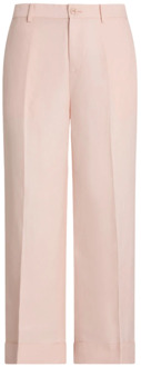Ralph Lauren Cropped Trousers Ralph Lauren , Pink , Dames - M,S,Xs,2Xs