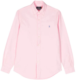Ralph Lauren Custom Fit Oxford Overhemd Ralph Lauren , Pink , Heren - 2Xl,Xl,L,M
