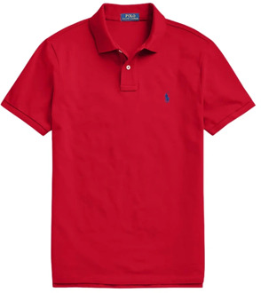 Ralph Lauren custom fit polo Rood - S