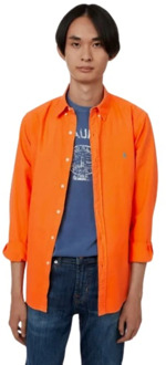 Ralph Lauren Custom Oxford Overhemd Polo Ralph Lauren , Orange , Heren - L,M