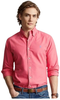 Ralph Lauren Custom Oxford Overhemd Polo Ralph Lauren , Pink , Heren - M