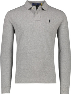 Ralph Lauren Custom Slim fit polo met lange mouw