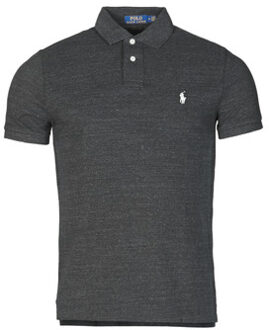 Ralph Lauren Custom slim fit polo van piqué katoen Zwart - XXL