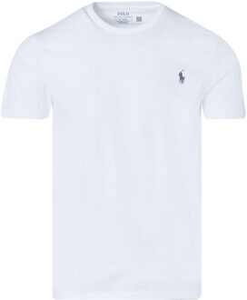 Ralph Lauren Custom slim fit t-shirt met korte mouwen Wit - XL