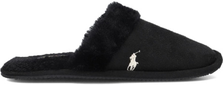 Ralph Lauren Dames Pantoffels Summit Scuff Ii - Zwart - Maat 36