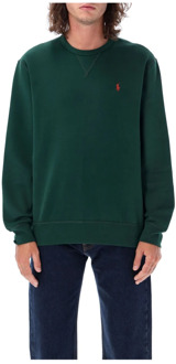 Ralph Lauren Donkergroene Crewneck Sweatshirt voor Heren Ralph Lauren , Green , Heren - XL