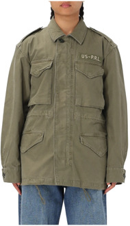 Ralph Lauren Field Jacket voor Outdoor Avonturen Polo Ralph Lauren , Green , Dames - L,M,S,Xs