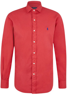 Ralph Lauren Formeel Overhemd Ralph Lauren , Red , Heren - XL