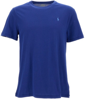 Ralph Lauren Geborduurde Logo T-shirts en Polos Polo Ralph Lauren , Blue , Heren - 2Xl,Xl,L,M