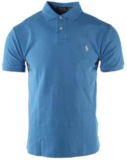 Ralph Lauren Gebreide T-shirts en Polos Ralph Lauren , Blue , Heren - Xl,L,M,S