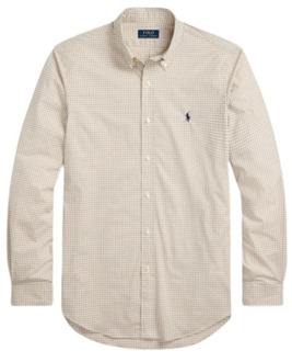 Ralph Lauren Geruite Slim-Fit Casual Overhemd Polo Ralph Lauren , White , Heren - Xl,L,M