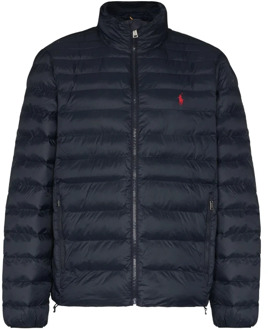 Ralph Lauren Gewatteerd jack met logo Collection Navy