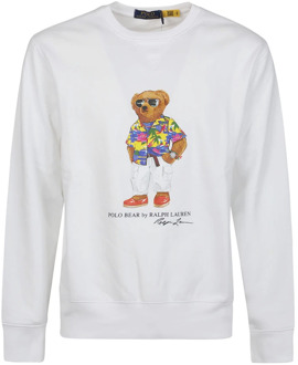 Ralph Lauren Gezellige Bear Sweatshirt Ralph Lauren , White , Heren - 2Xl,L,S