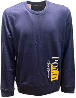 Ralph Lauren Gezellige Sweatshirt Polo Ralph Lauren , Blue , Heren - 2Xl,Xl,L,S,Xs