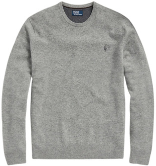 Ralph Lauren Grijze Sweaters LS CN Pp-Lange Mouwen-Pullover Ralph Lauren , Gray , Heren - 2Xl,Xl,L