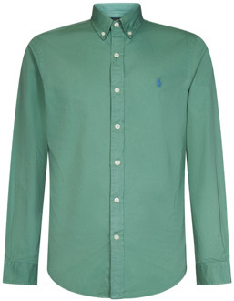 Ralph Lauren Groene Ss23 Slim-Fit Polo Shirt Ralph Lauren , Green , Heren - 2XL