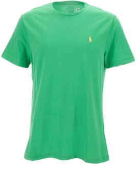 Ralph Lauren Groene T-shirts en Polos met Geborduurd Logo Polo Ralph Lauren , Green , Heren - 2Xl,Xl,L,M