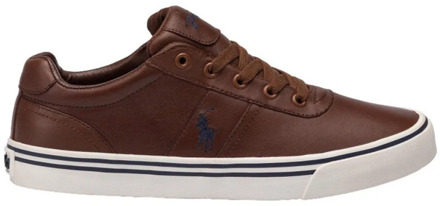 Ralph Lauren Hanford leren sneakers bruin - 41