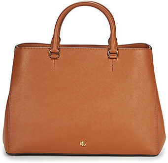 Ralph Lauren Hanna 37 grote satchel tas Ralph Lauren , Brown , Dames - ONE Size