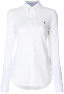 Ralph Lauren Heidi jersey blouse Wit - 34 (XS)