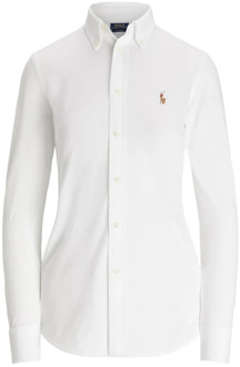 Ralph Lauren Heidi jersey blouse Wit - 34 (XS)