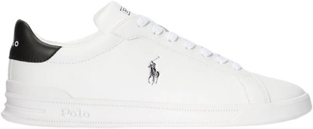 Ralph Lauren Heritage Court II sneaker van leer Wit - 45