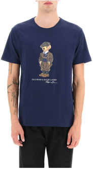 Ralph Lauren Heritage Polo Bear T-shirt Polo Ralph Lauren , Blue , Heren - 2Xl,Xl,L