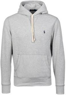 Ralph Lauren Hoodie met logoborduring Grijsmele - S