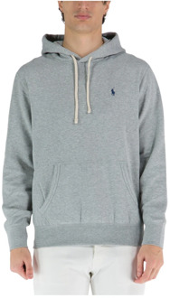 Ralph Lauren Hoodie met logoborduring Grijsmele - XL