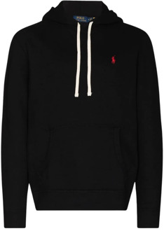 Ralph Lauren Hoodie met logoborduring Zwart - S