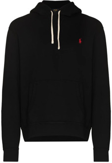 Ralph Lauren Hoodie met logoborduring Zwart - S