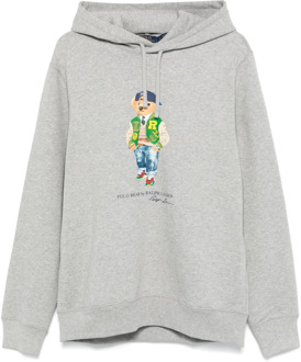 Ralph Lauren Hoodie Polo Bear Polo Ralph Lauren , Gray , Heren