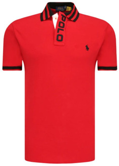 Ralph Lauren Klassiek Heren Polo Shirt Ralph Lauren , Red , Heren - XS