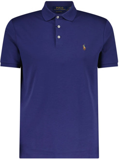 Ralph Lauren Klassiek Polo Shirt Polo Ralph Lauren , Blue , Heren - 2Xl,L,M