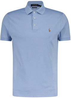 Ralph Lauren Klassiek Polo Shirt Polo Ralph Lauren , Blue , Heren - Xl,M