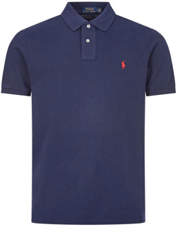 Ralph Lauren Klassiek Polo Shirt voor Heren Polo Ralph Lauren , Blue , Heren