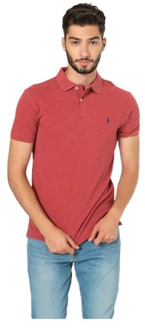 Ralph Lauren Klassiek Polo T-shirt Ralph Lauren , Red , Heren - 2Xl,S